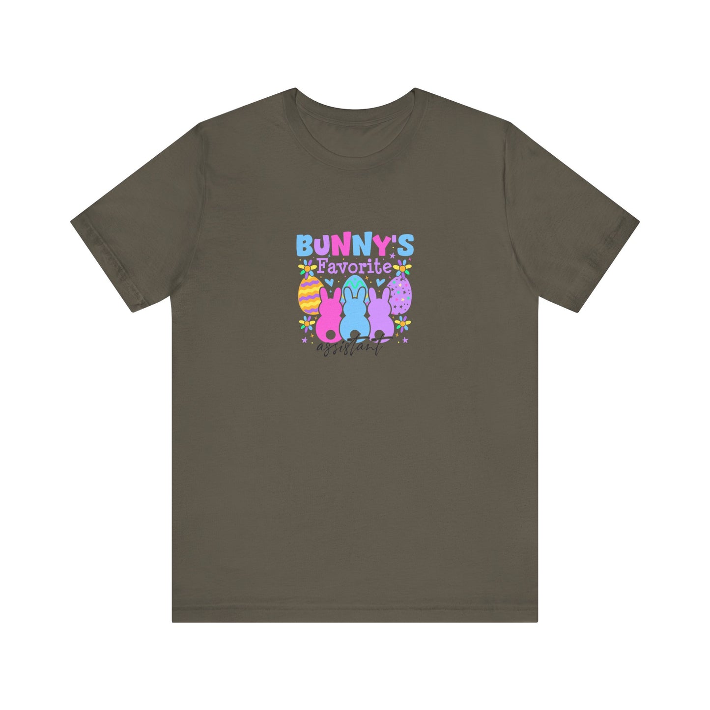 Women Easter Shirt – Bunny's Favorite Assistant Funny Bunny Tee