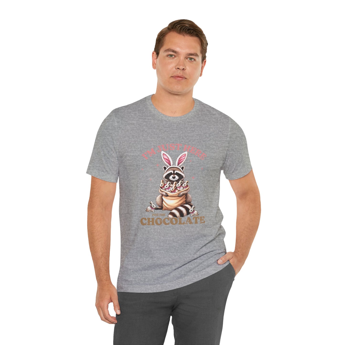 Funny Easter Shirt – I'm Just Here for the Chocolate Tee