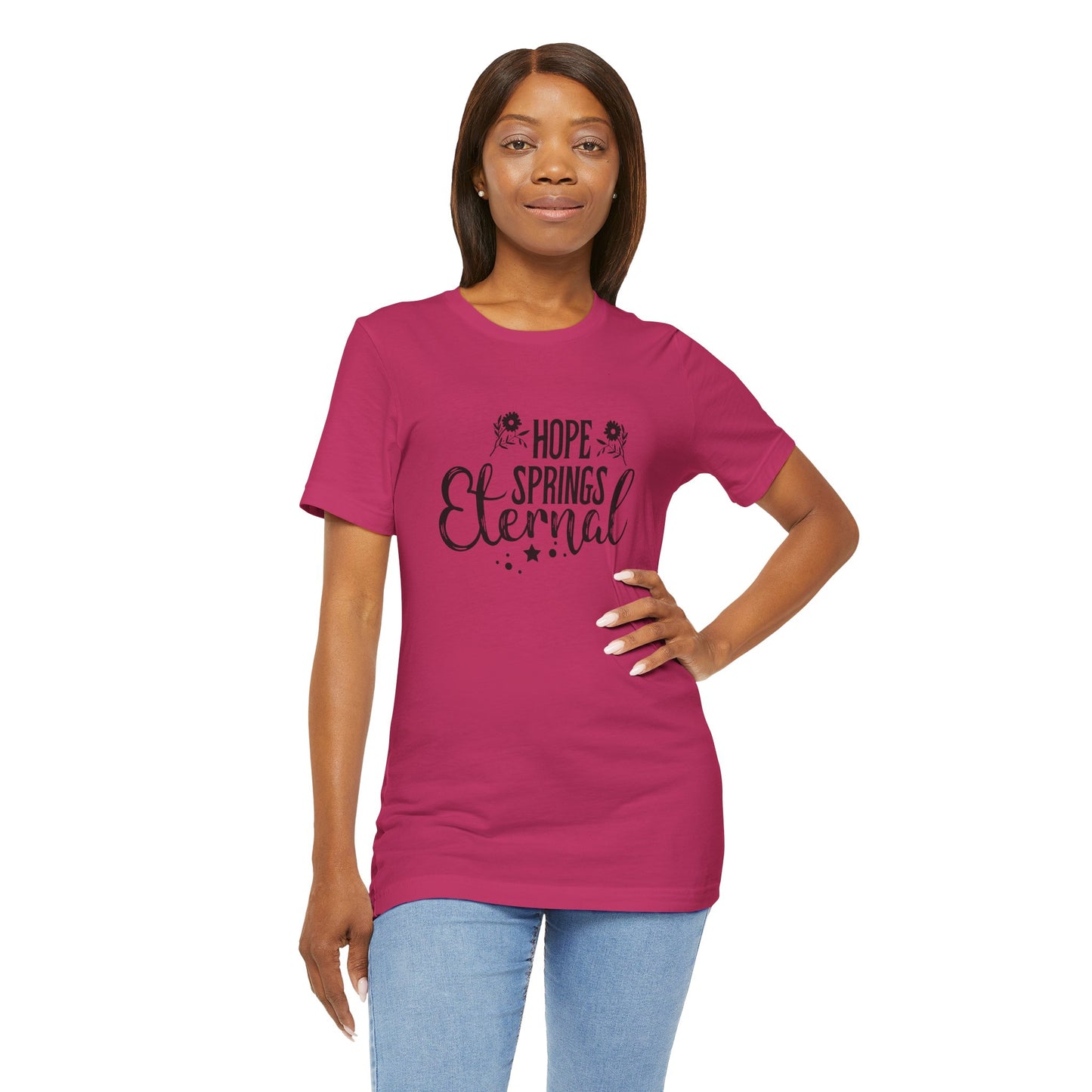 Motivational Shirts – Hope Springs Eternal Women’s Easter Tee
