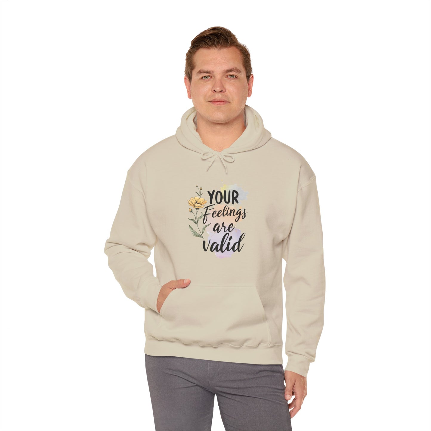 Your Feelings Are Valid – Suicide Awareness Hoodie for Women