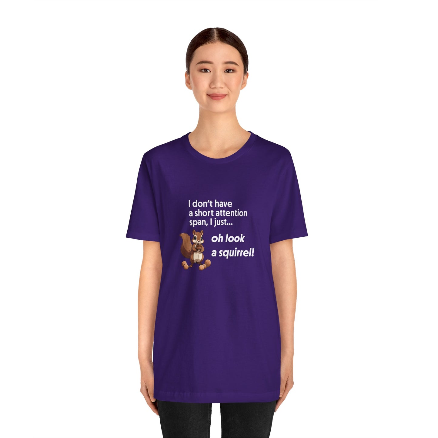 T-Shirt Oh Look a Squirrel ADHD T-Shirt – Funny Neurodivergent Shirt