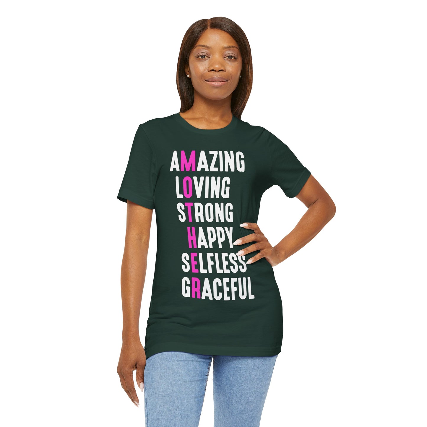 Empowering Mom Shirt – Amazing, Strong, Graceful & Loving