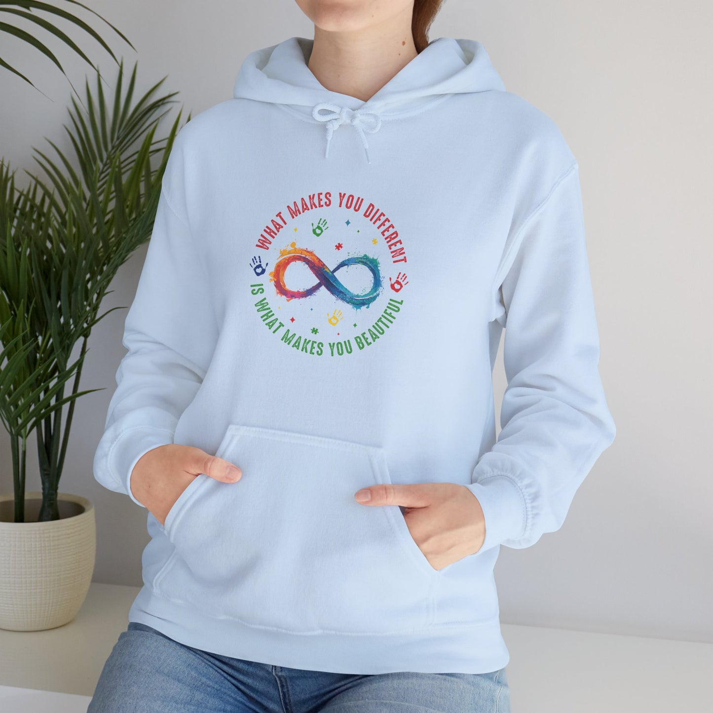 WHAT MAKES YOU DIFFERENT Hoodie – Colorful Neurodiversity Sweatshirt
