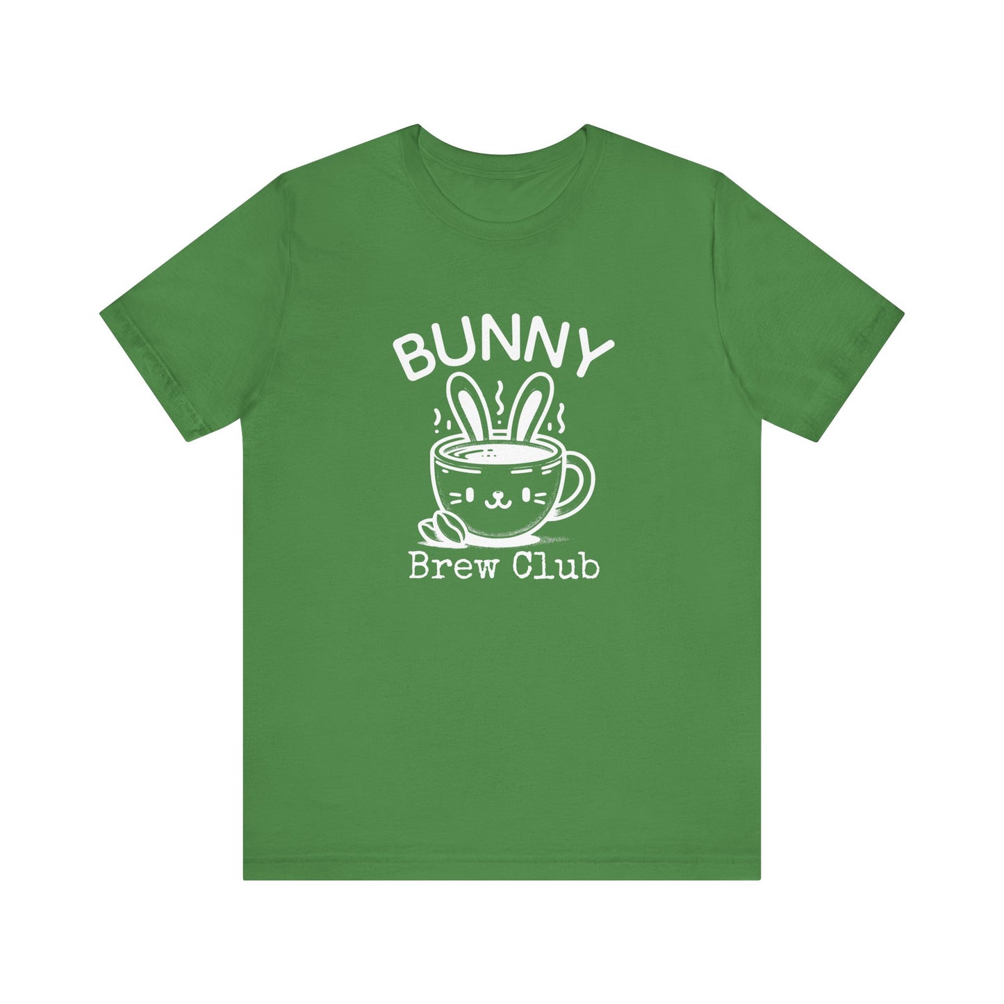 Leaf Coffee Easter Shirt – Bunny Brew Club Funny Easter Tee for Women