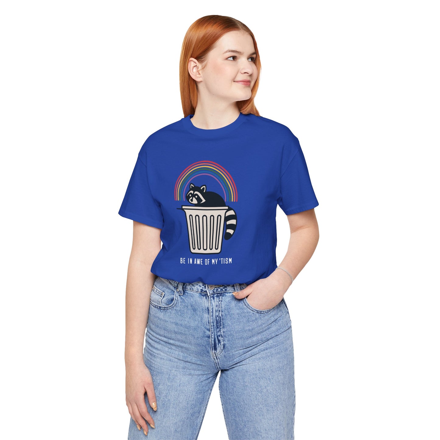 T-Shirt BE IN AWE OF MY ’TISM Funny Autism Awareness T‑Shirt for Adults