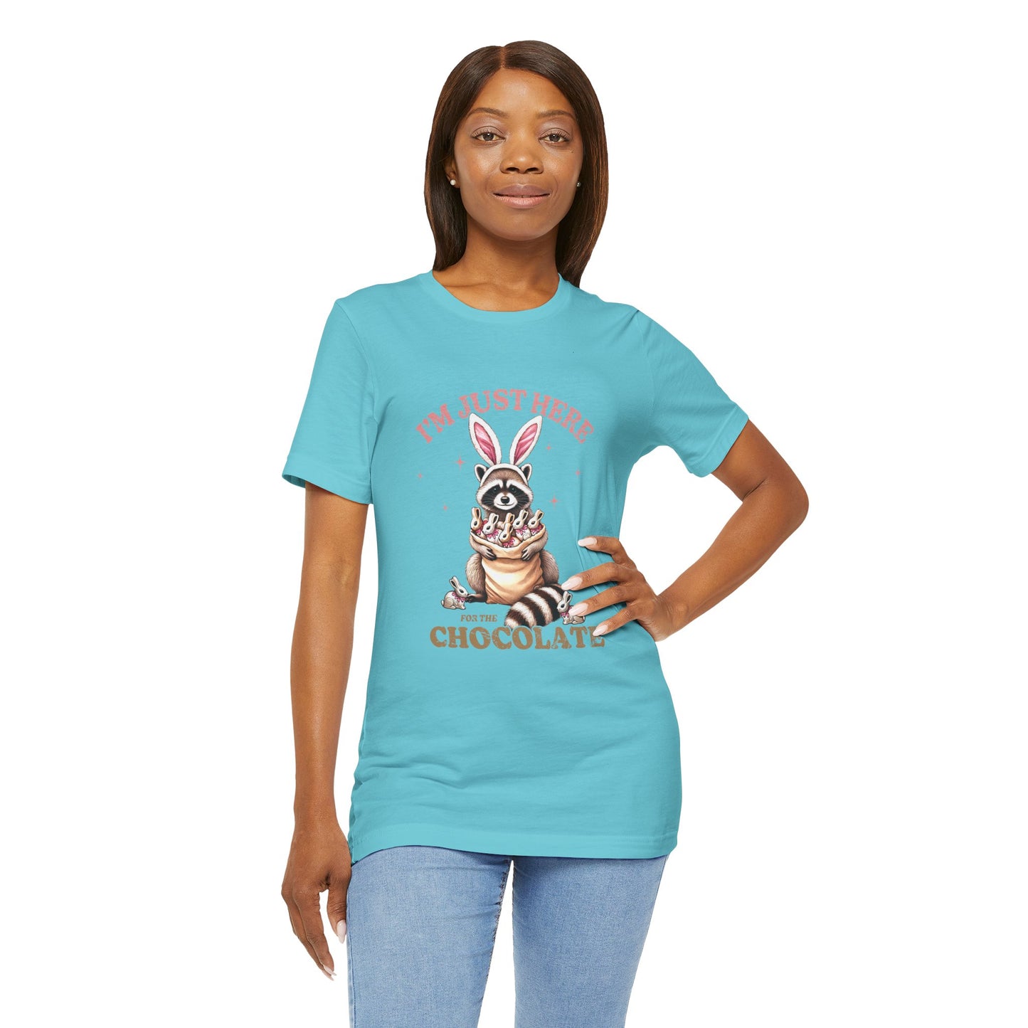 Funny Easter Shirt – I'm Just Here for the Chocolate Tee