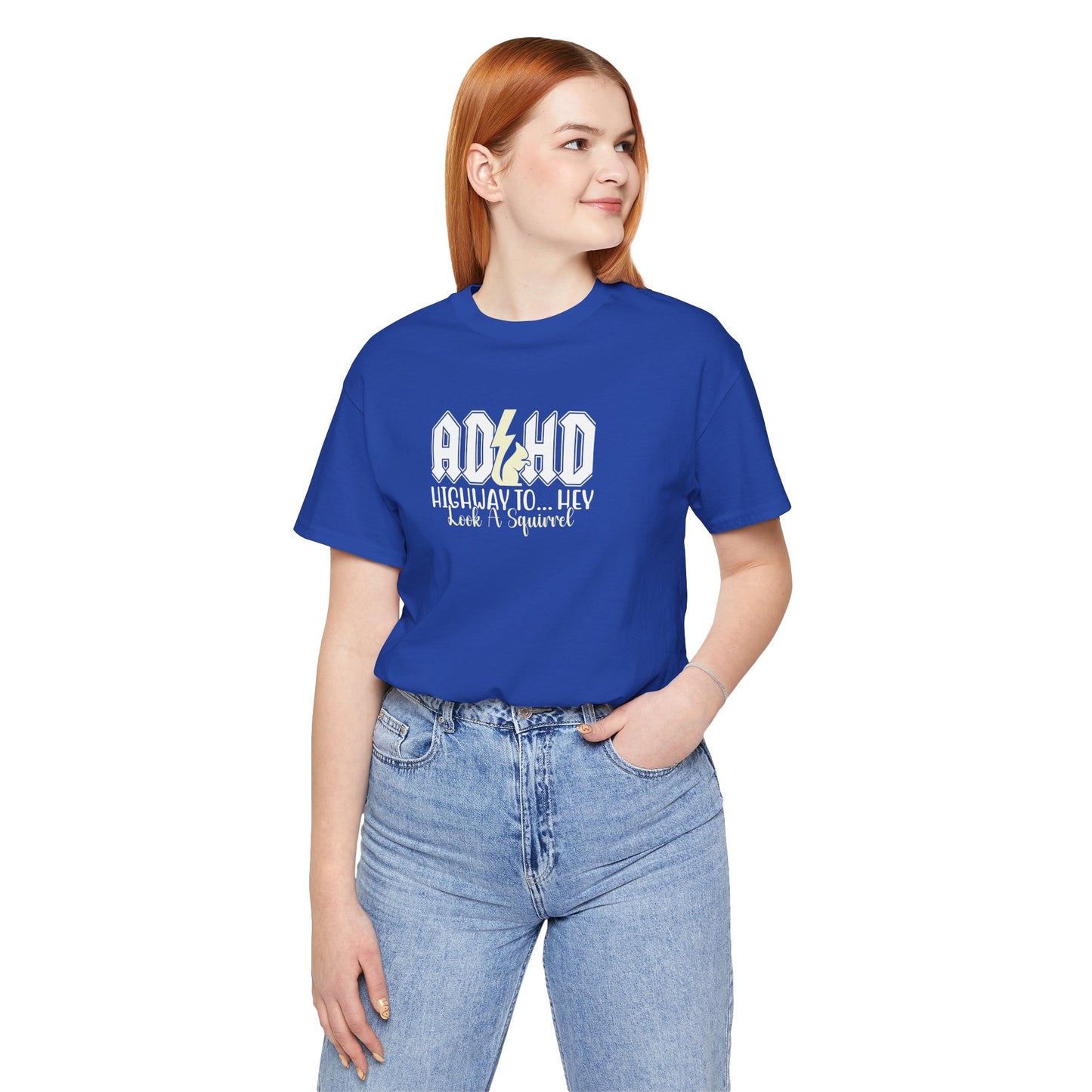 T-Shirt HIGHWAY TO... HEY Look A Squirrel ADHD T Shirt – Funny ADHD Tshirt