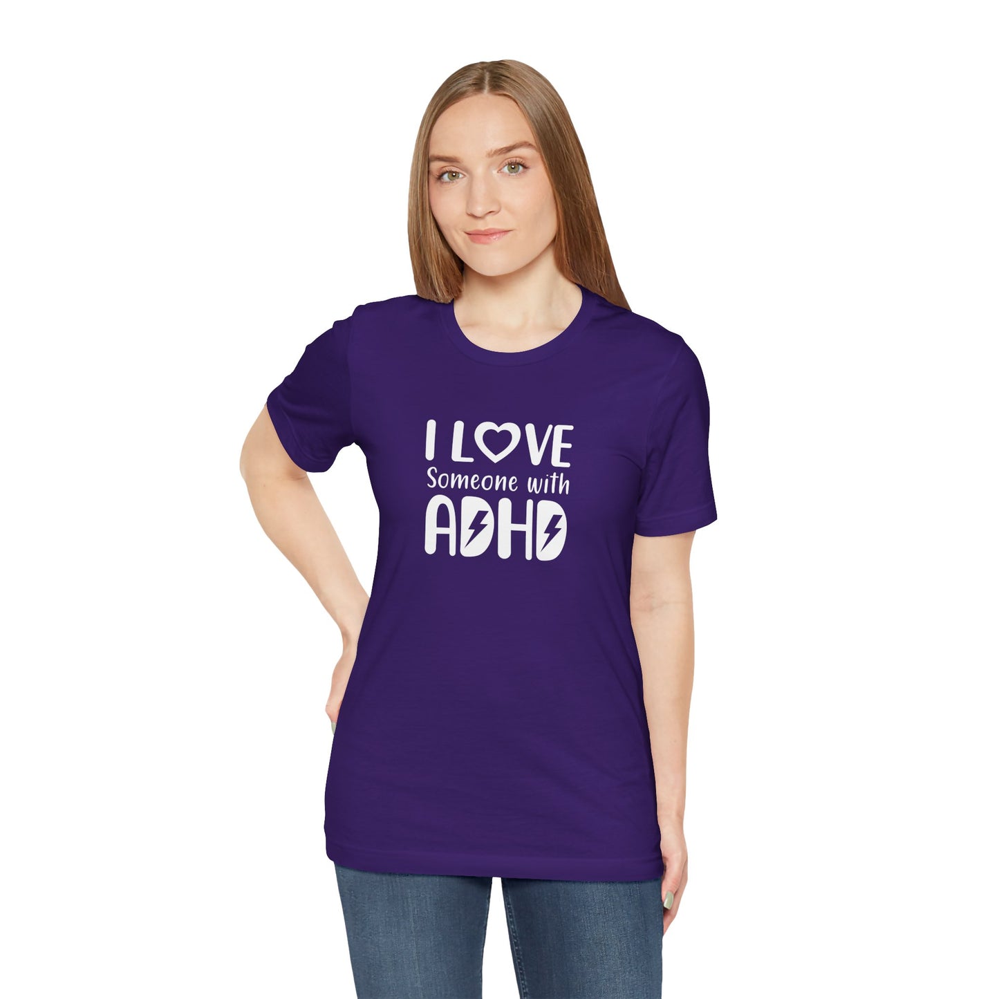 T-Shirt I LOVE Someone with ADHD – Supportive ADHD T Shirt