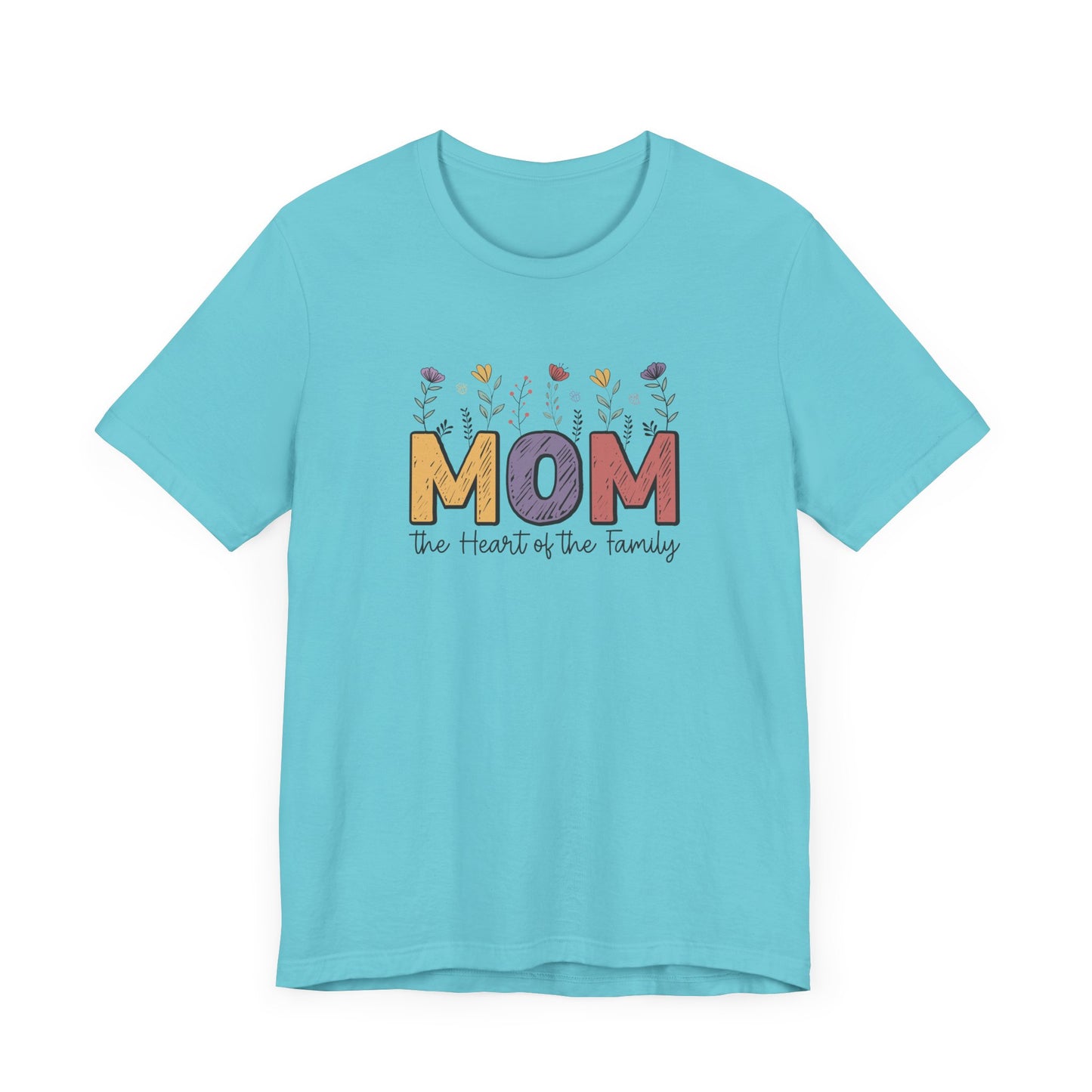 Motivational Shirts – Mom: The Heart of the Family Tee
