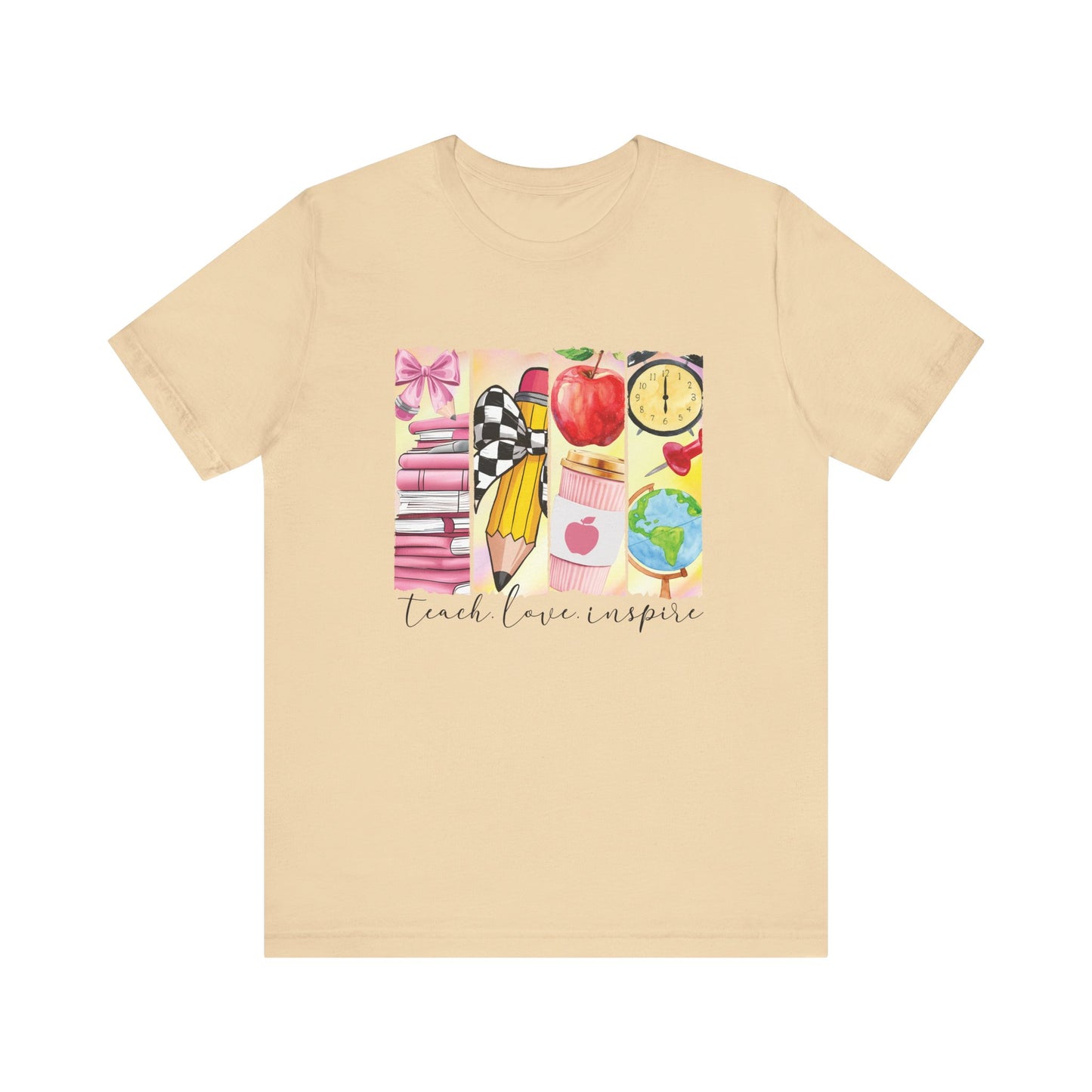T-Shirt Teach Love Inspire – Teacher Shirt with Meaningful Message