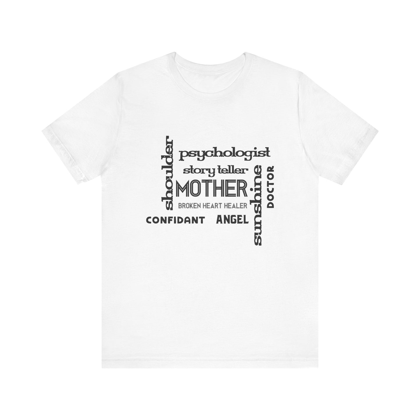 White Inspirational Mother’s Day Shirt – Deep Words of Gratitude