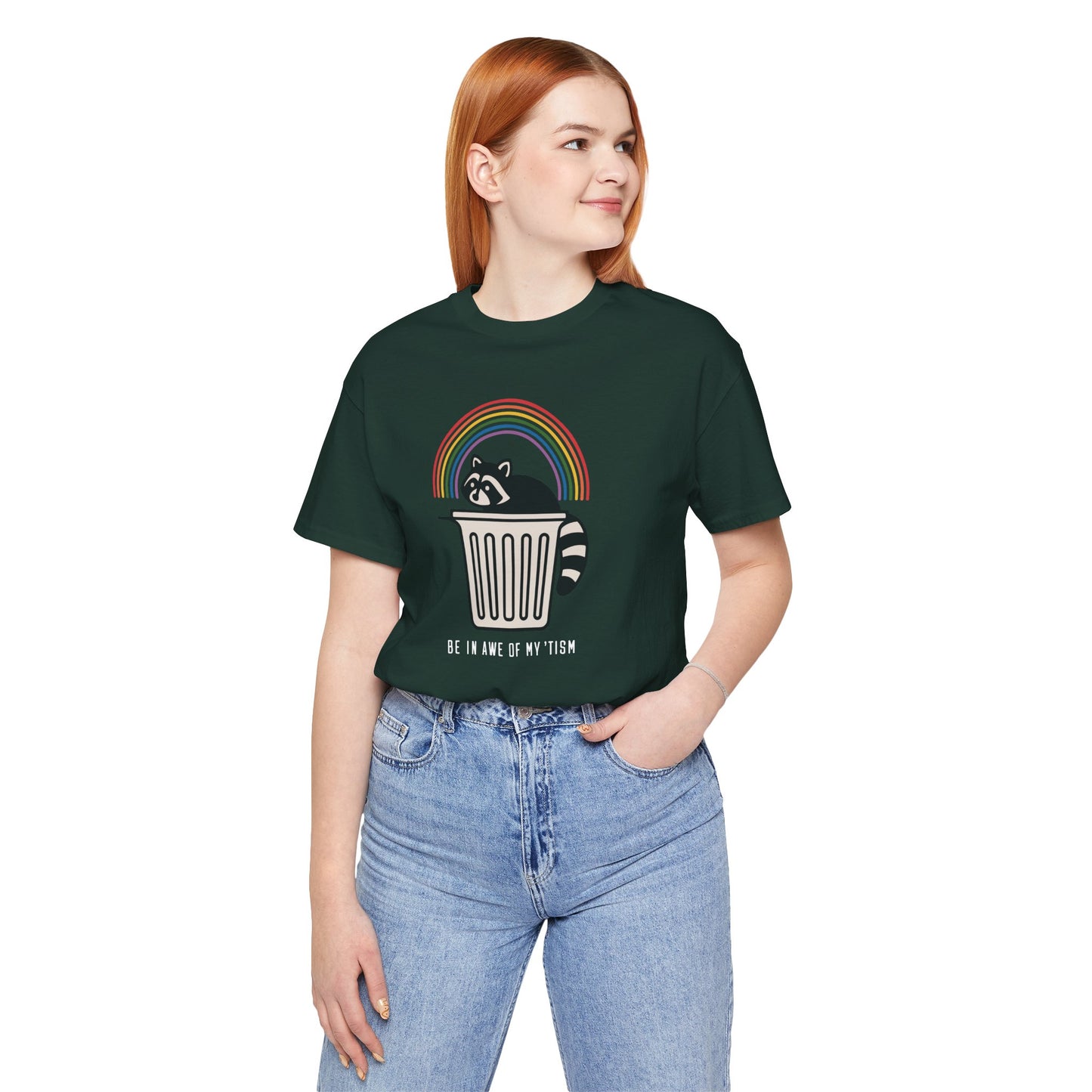 T-Shirt BE IN AWE OF MY ’TISM Funny Autism Awareness T‑Shirt for Adults