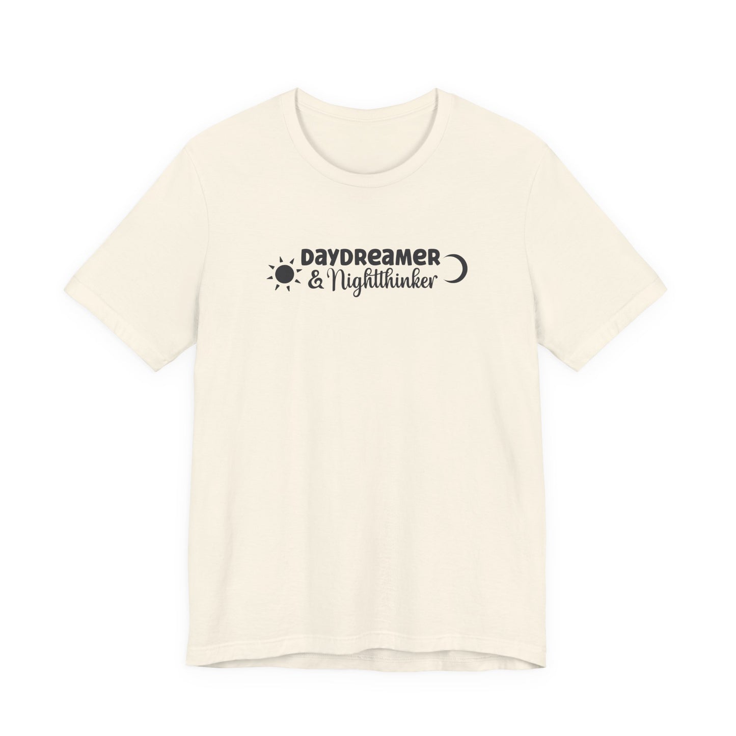 T-Shirt Daydreamer & Nightthinker Shirt – Whimsical Graphic Tee for Dreamers