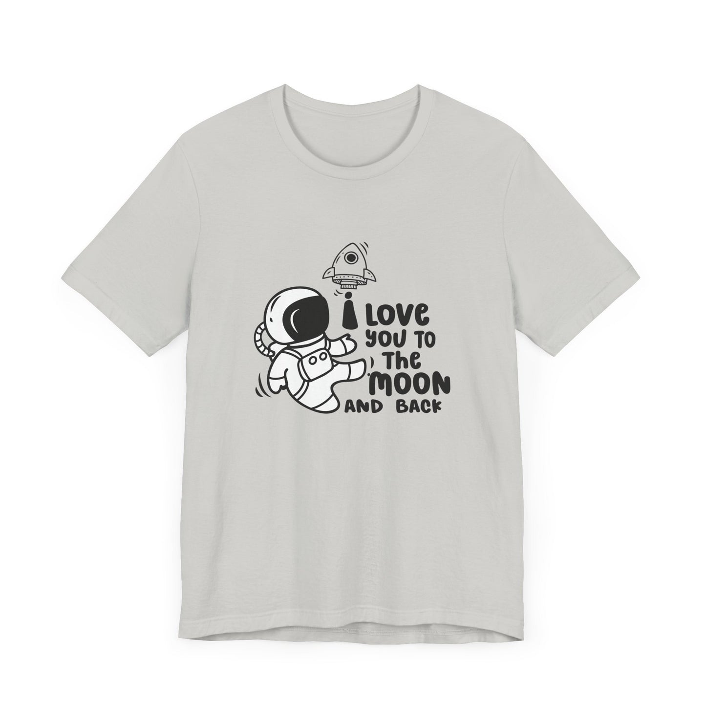 Romantic Message Tee – I Love You to the Moon and Back Shirt