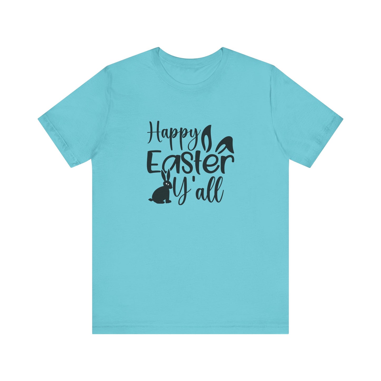 Turquoise Southern Easter Shirt – Hoppy Easter, Y’all! Tee