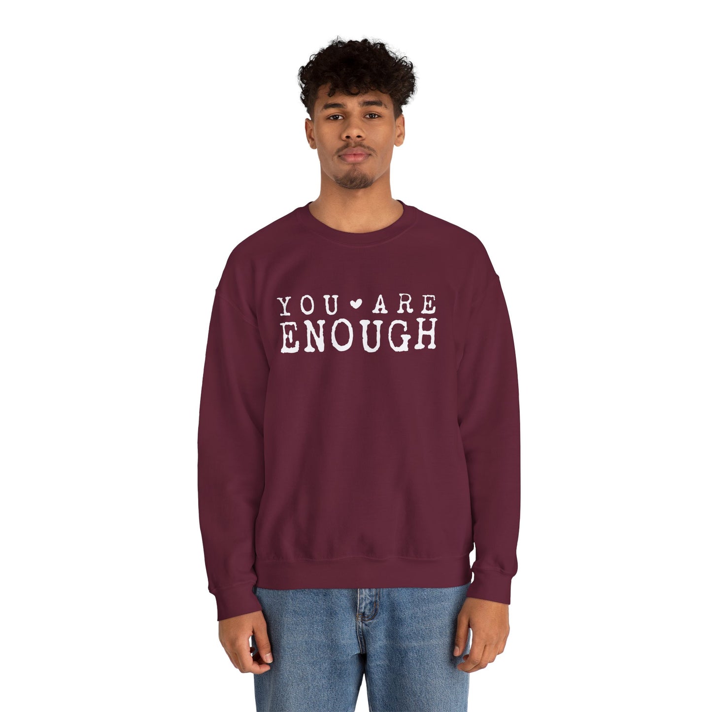 You Are Enough – Mental Health Sweatshirt for Women