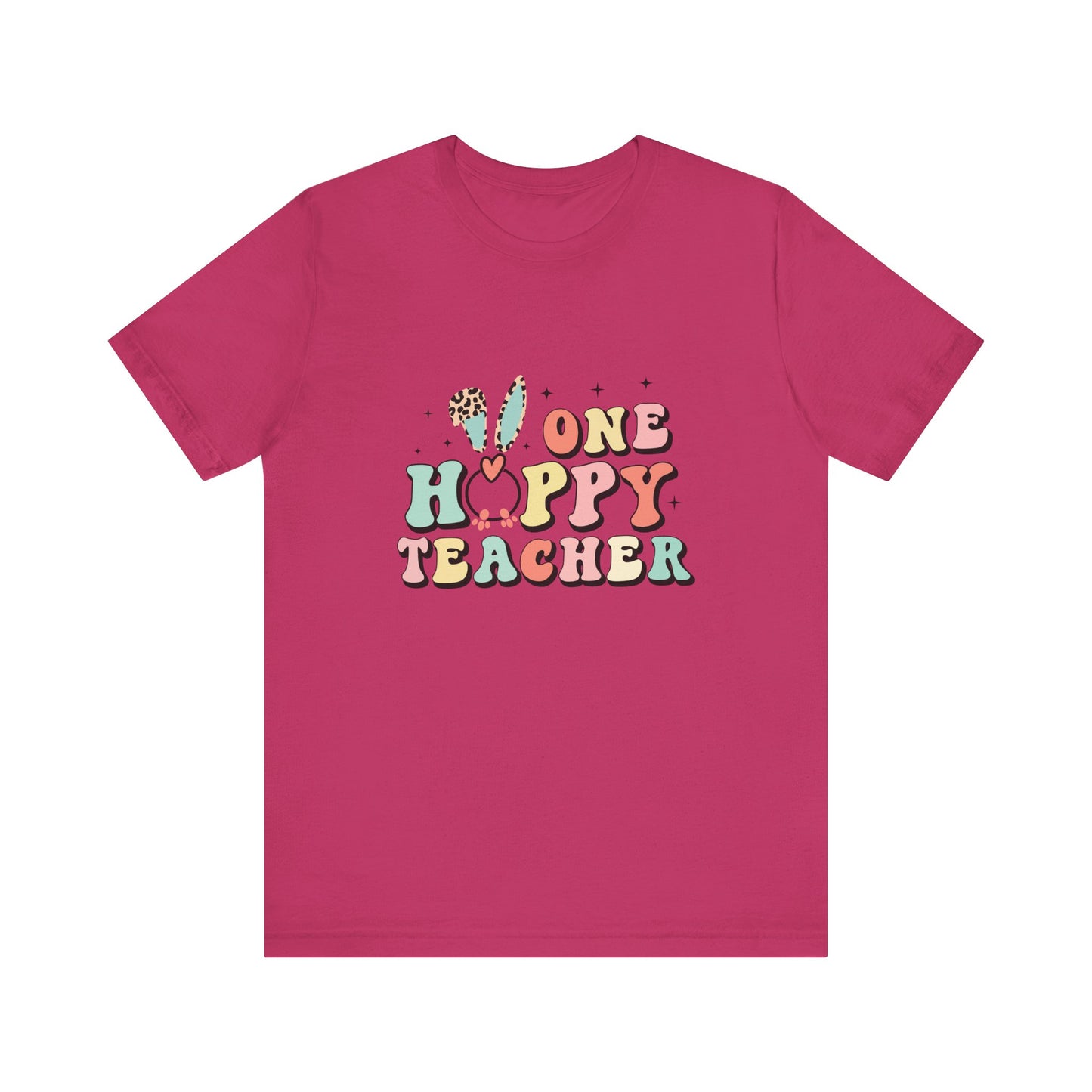 Berry Teacher Easter Shirt – One Hoppy Teacher Bunny Tee