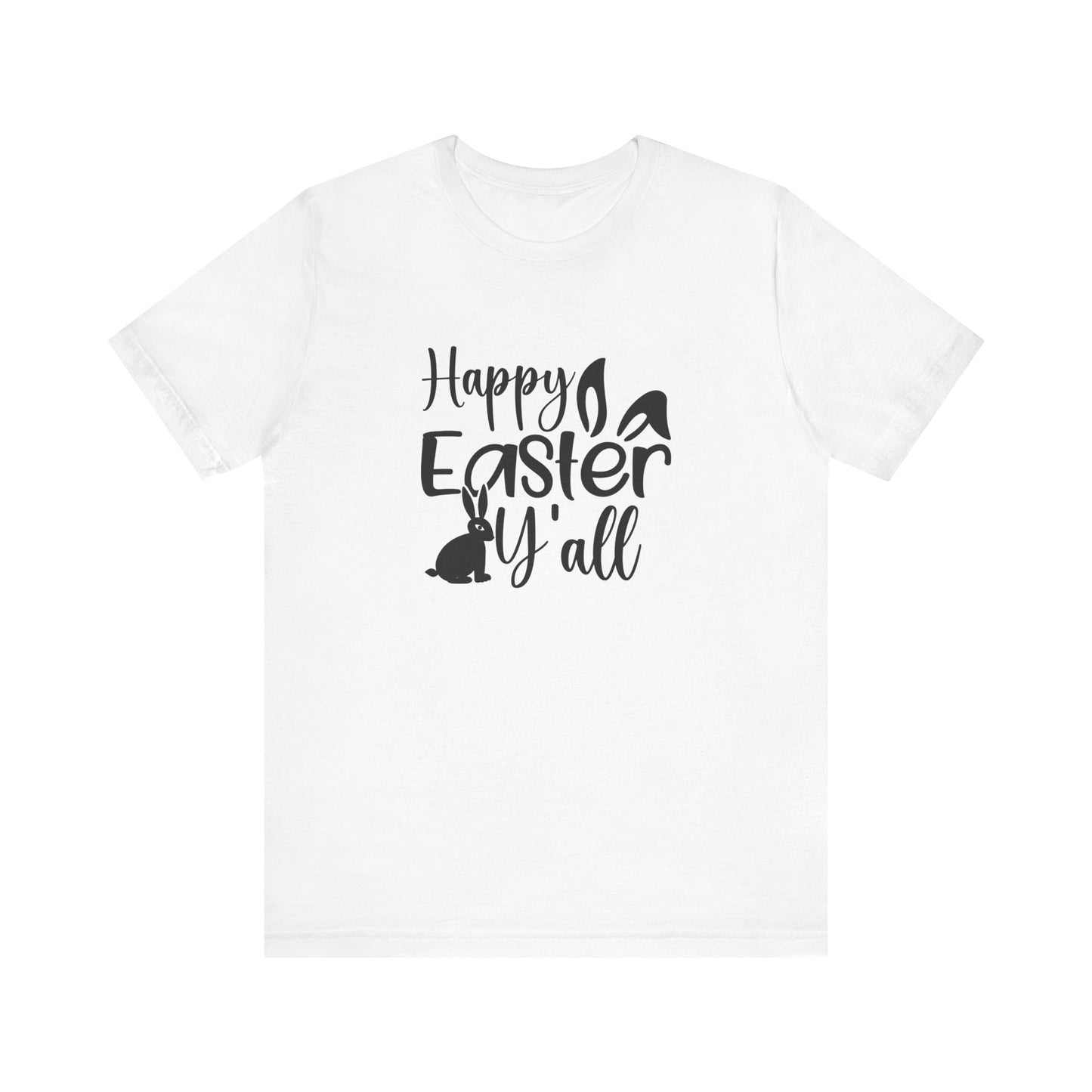 White Southern Easter Shirt – Hoppy Easter, Y’all! Tee