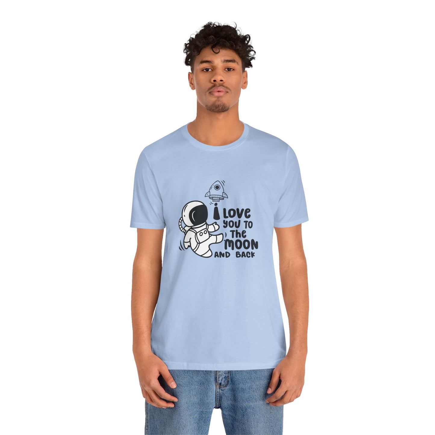 Romantic Message Tee – I Love You to the Moon and Back Shirt
