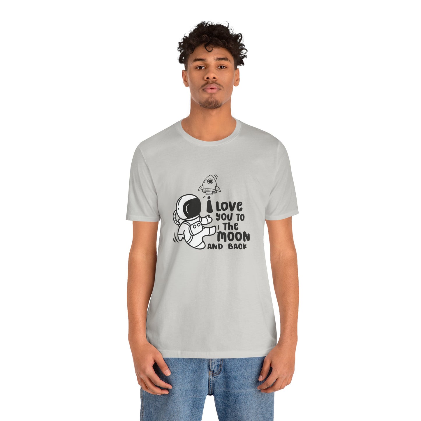 Romantic Message Tee – I Love You to the Moon and Back Shirt