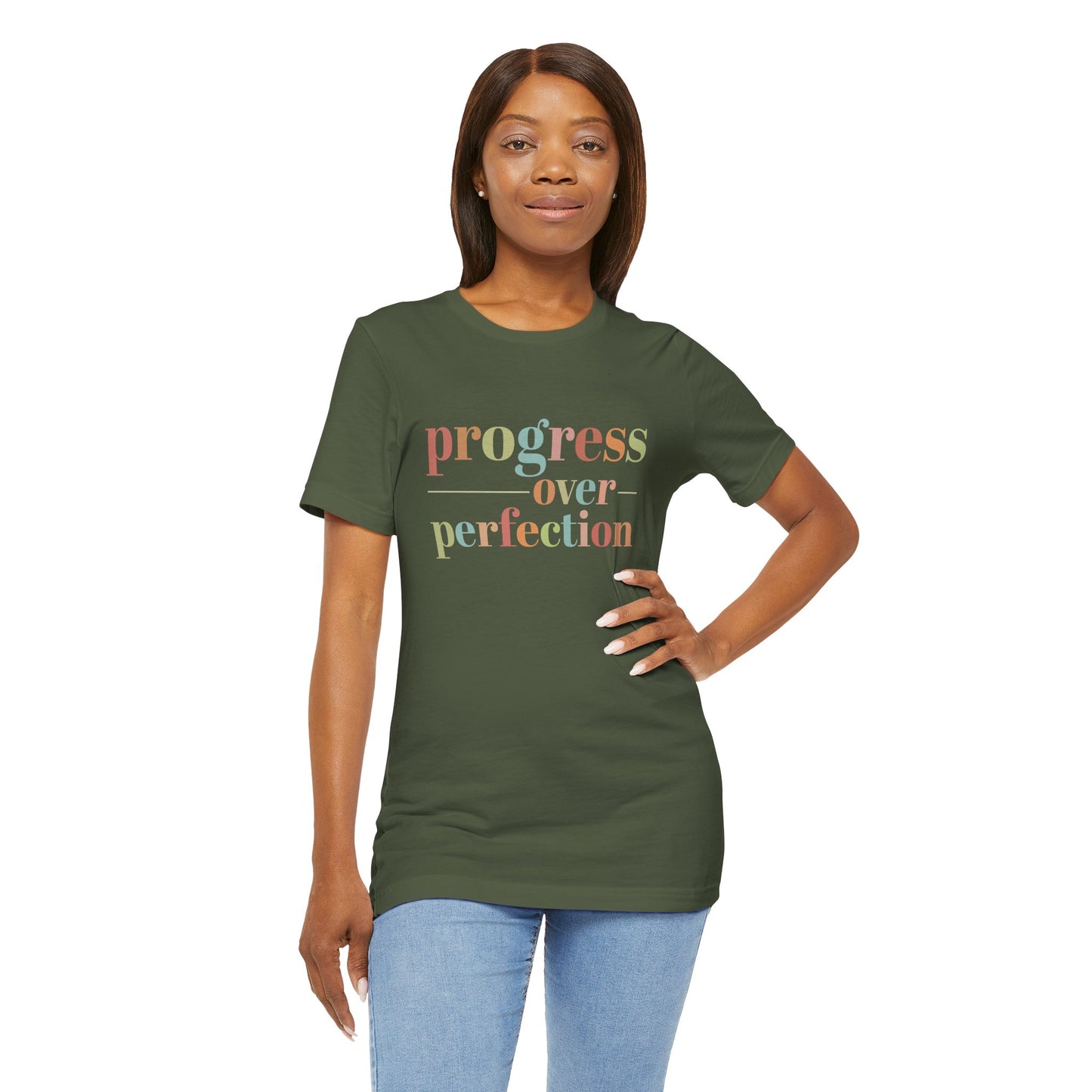 Progress Over Perfection Shirt – Growth Mindset Shirt