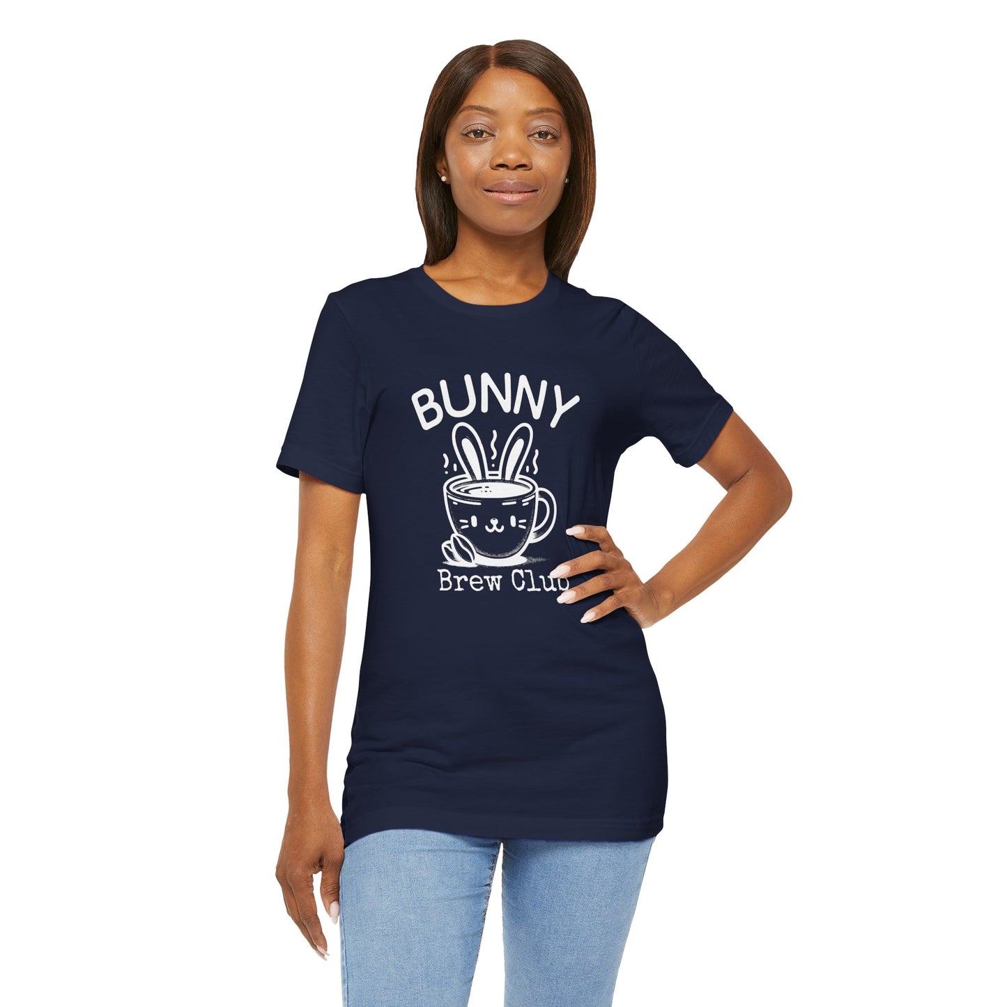 Coffee Easter Shirt – Bunny Brew Club Funny Easter Tee for Women
