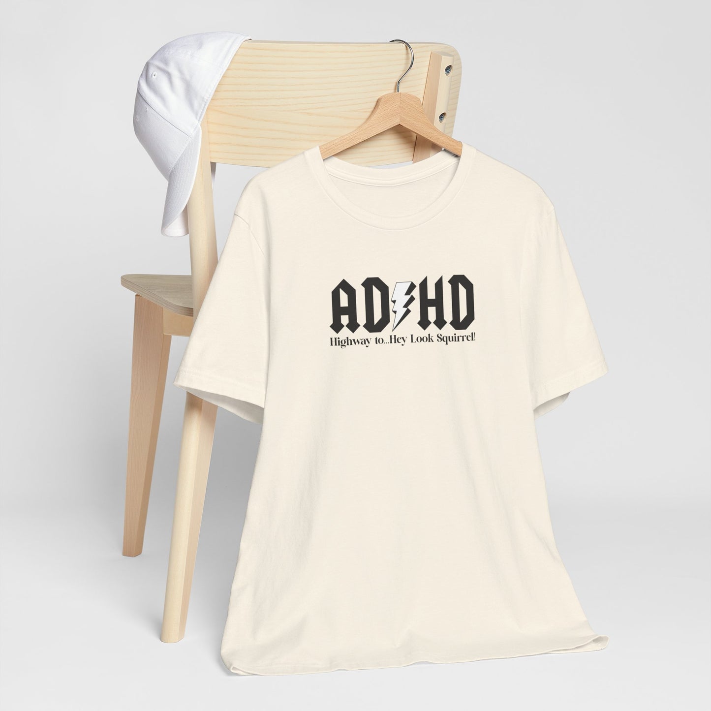 T-Shirt Highway to ADHD Funny T-Shirt – Gothic Pop Culture Graphic Tee