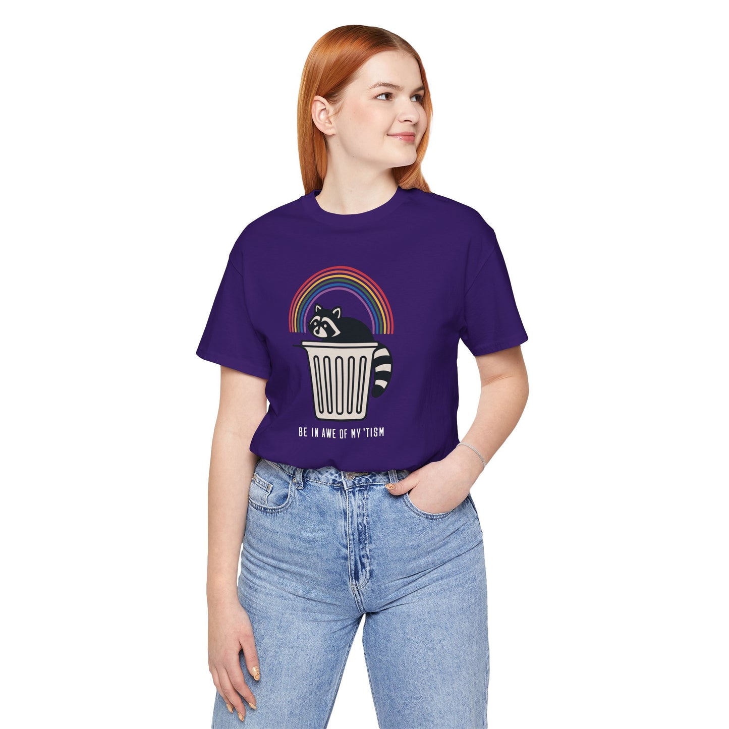 T-Shirt BE IN AWE OF MY ’TISM Funny Autism Awareness T‑Shirt for Adults