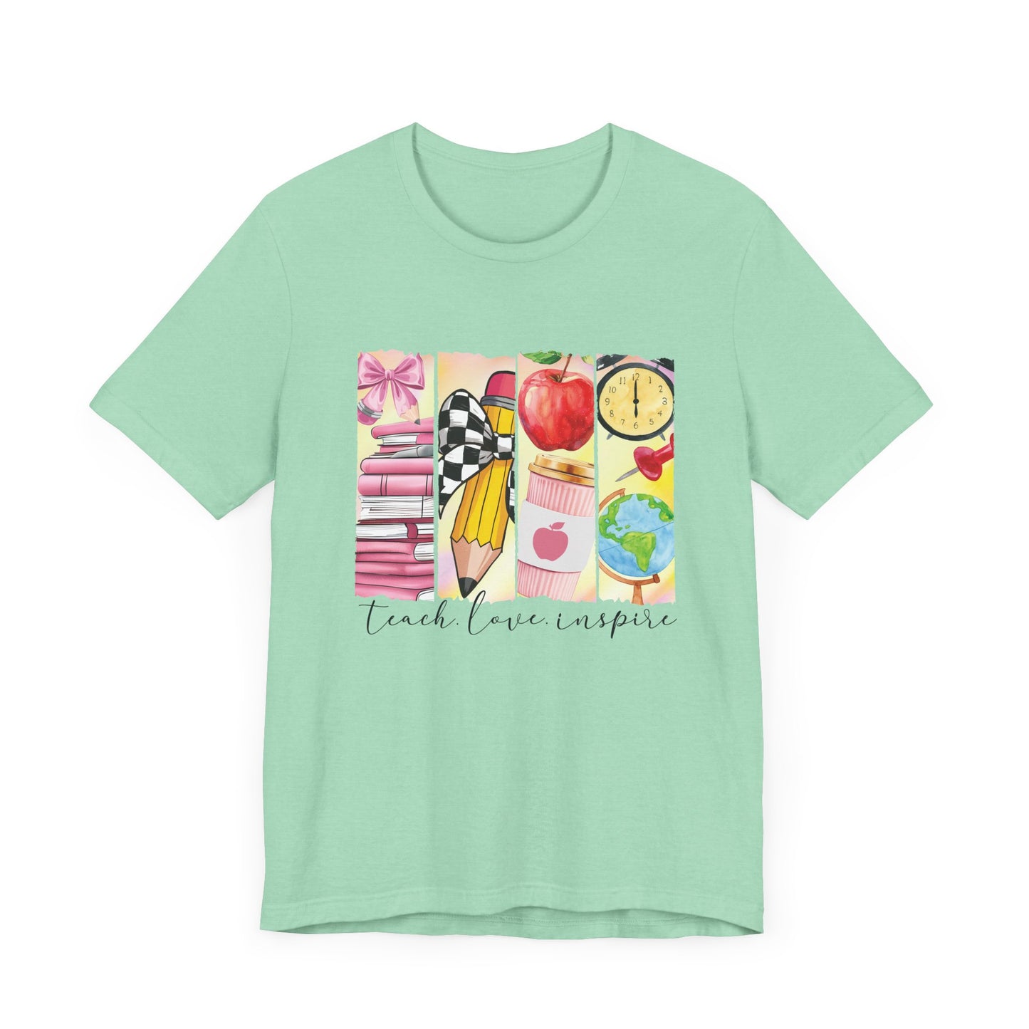 Teach Love Inspire – Teacher Shirt with Meaningful Message