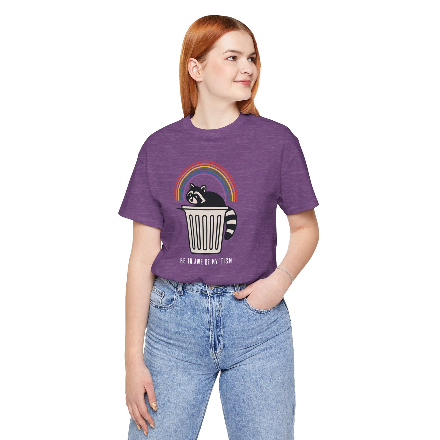 T-Shirt BE IN AWE OF MY ’TISM Funny Autism Awareness T‑Shirt for Adults