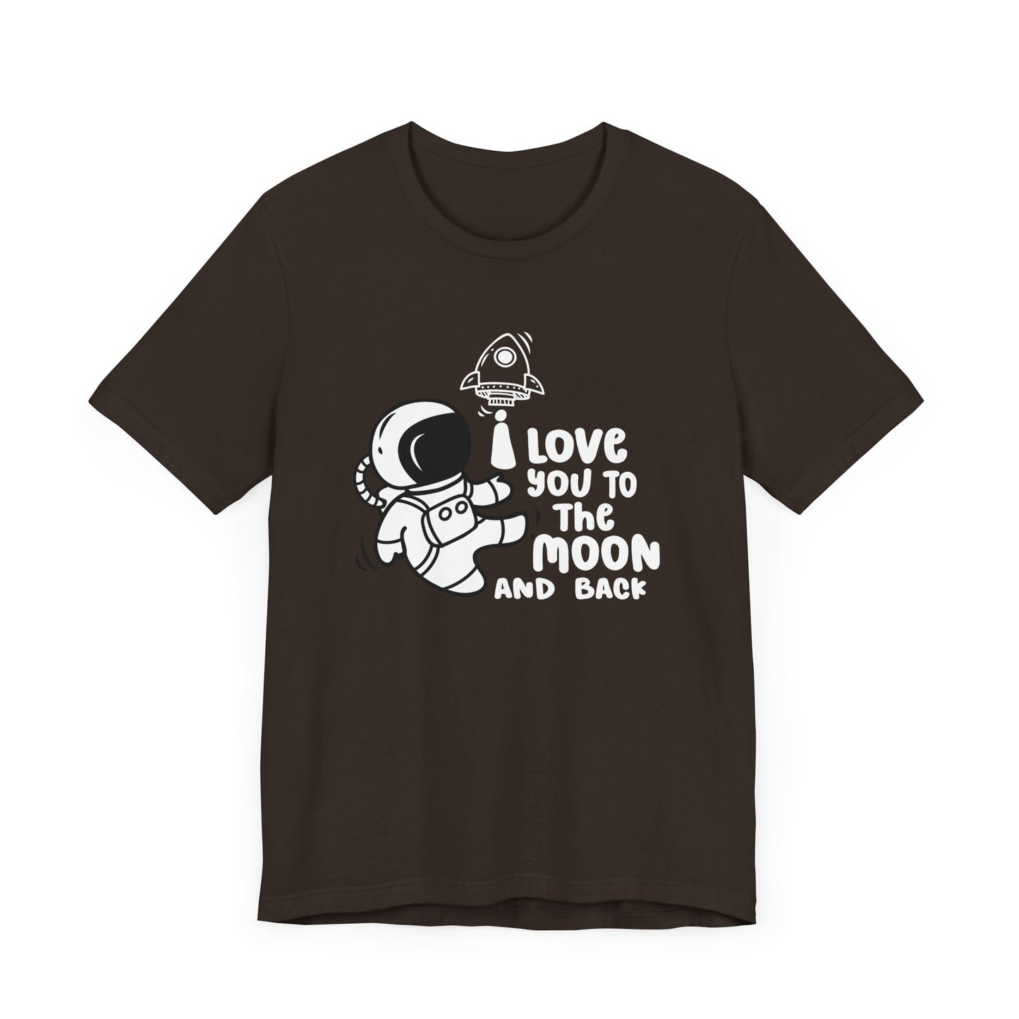 Romantic Message Tee – I Love You to the Moon and Back Shirt