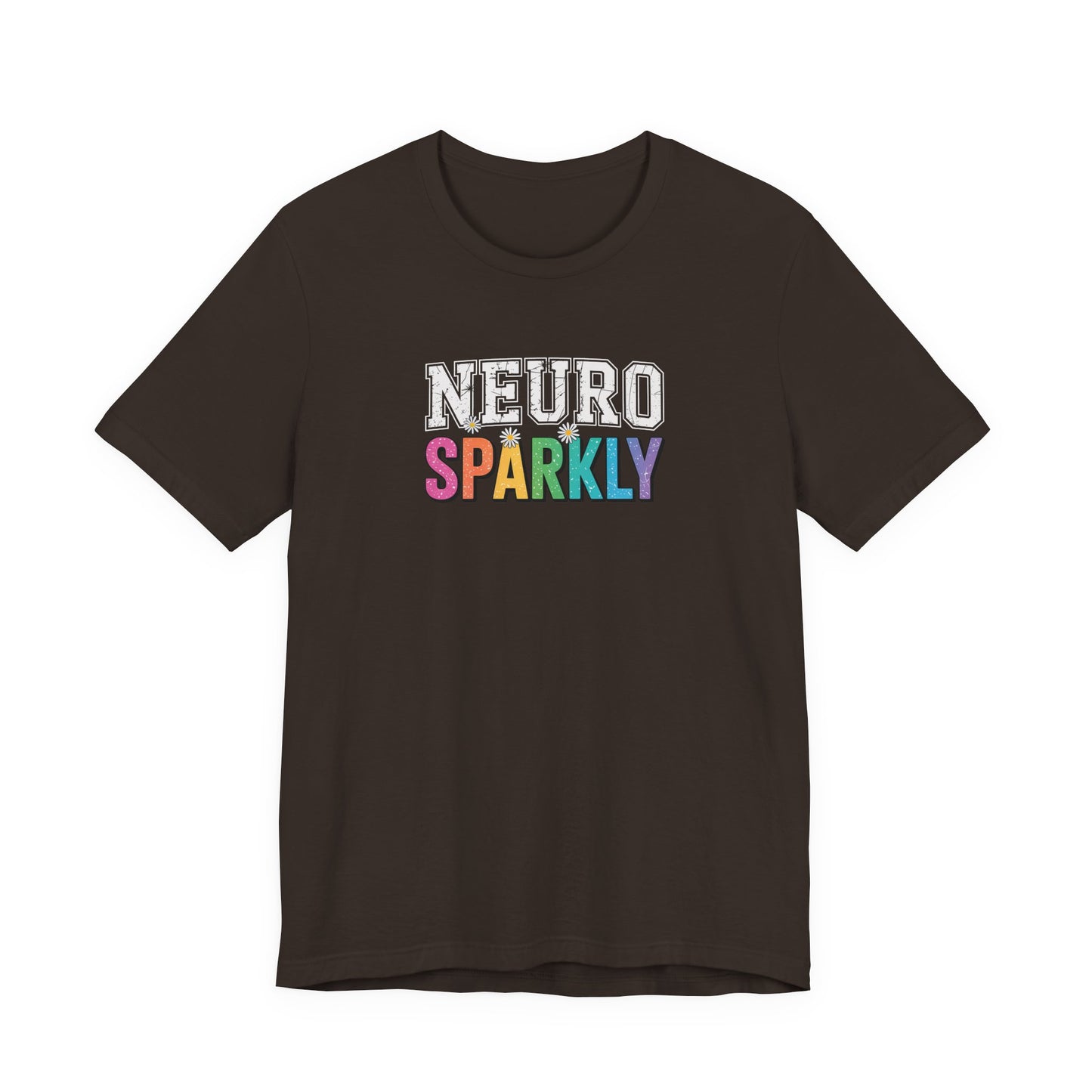 T-Shirt NEURO SPARKLY – Colorful ADHD T Shirt for Women & Young Adults