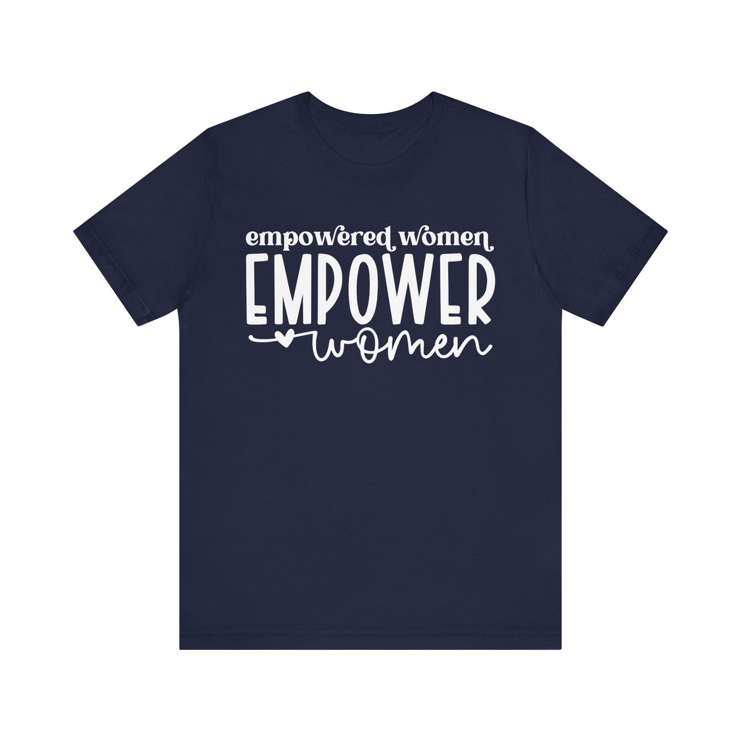 Navy Motivational Shirts – Empowered Women Empower Women Tee