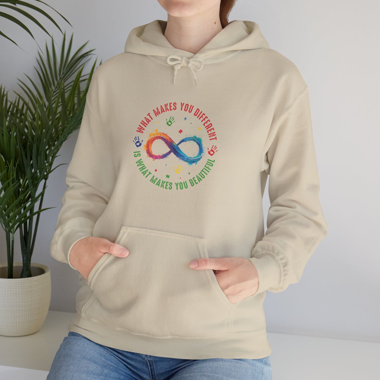 WHAT MAKES YOU DIFFERENT Hoodie – Colorful Neurodiversity Sweatshirt