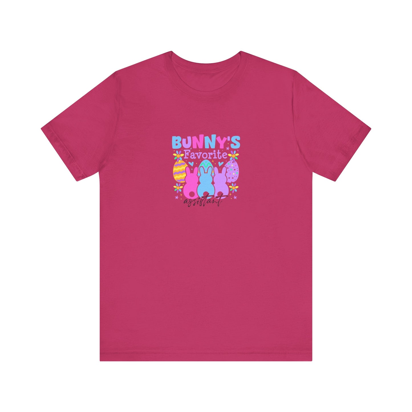 Berry Women Easter Shirt – Bunny's Favorite Assistant Funny Bunny Tee
