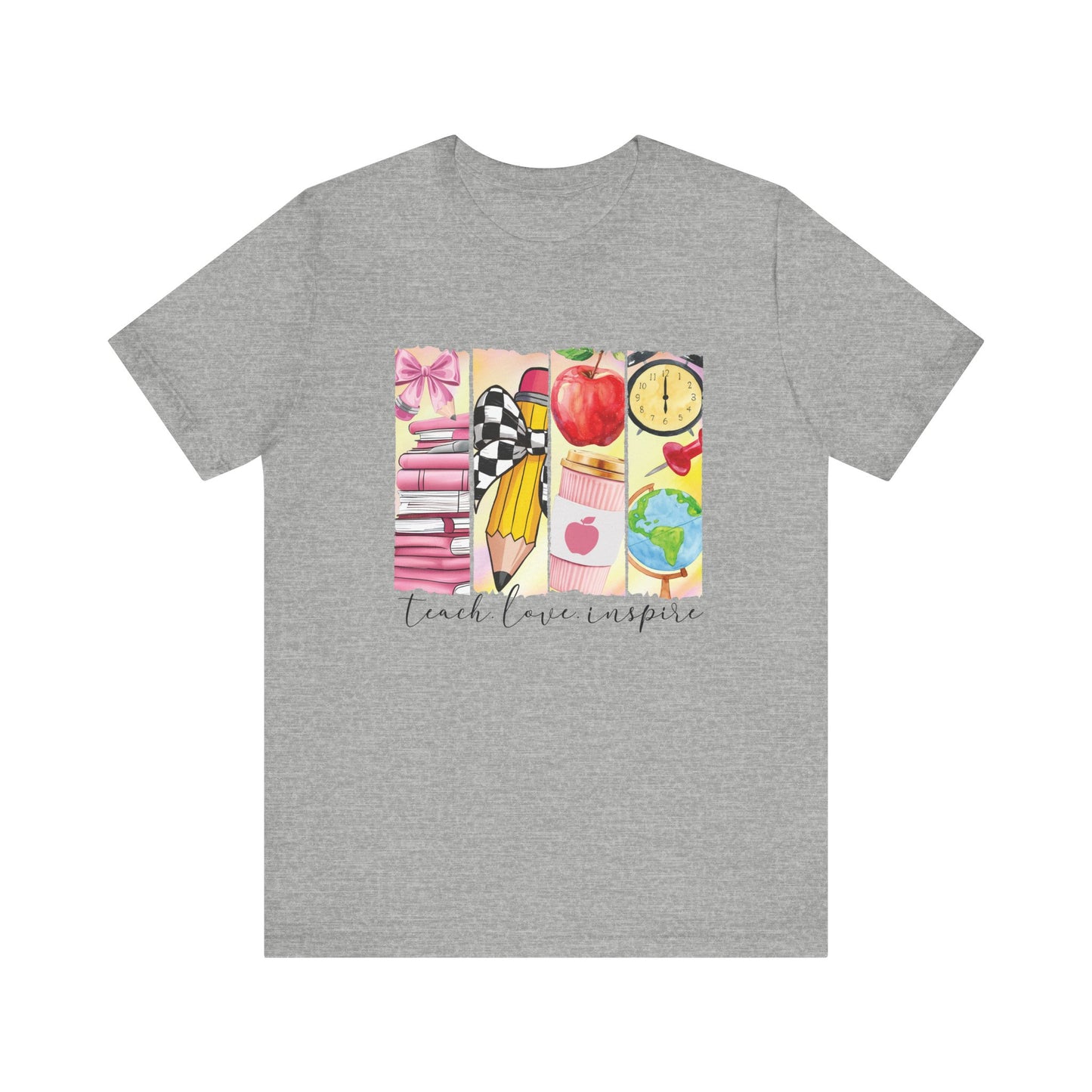 T-Shirt Teach Love Inspire – Teacher Shirt with Meaningful Message