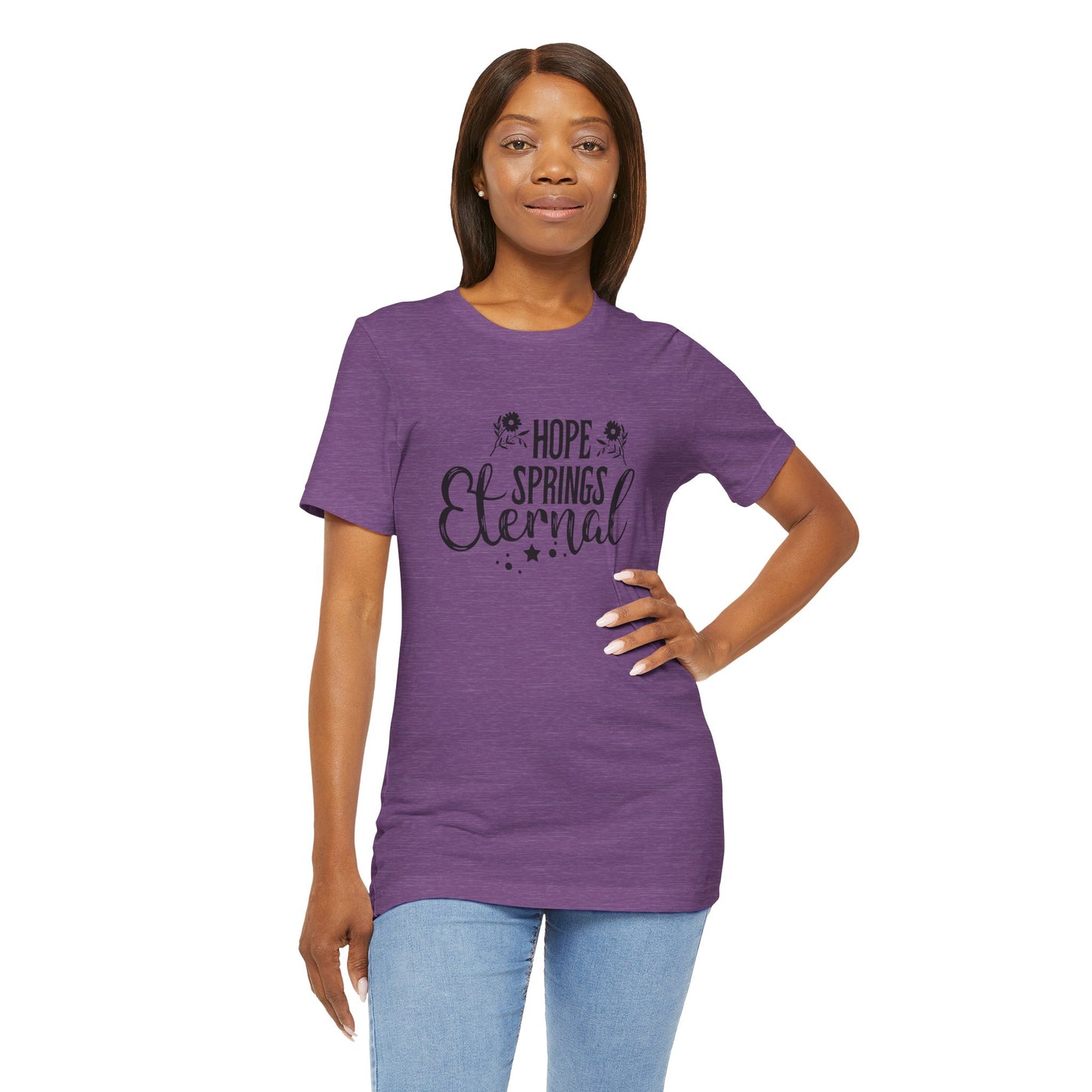 Motivational Shirts – Hope Springs Eternal Women’s Easter Tee