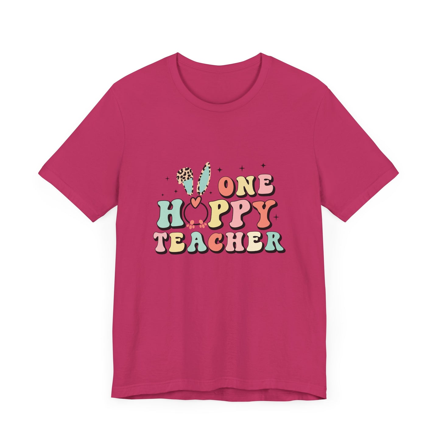 Teacher Easter Shirt – One Hoppy Teacher Bunny Tee