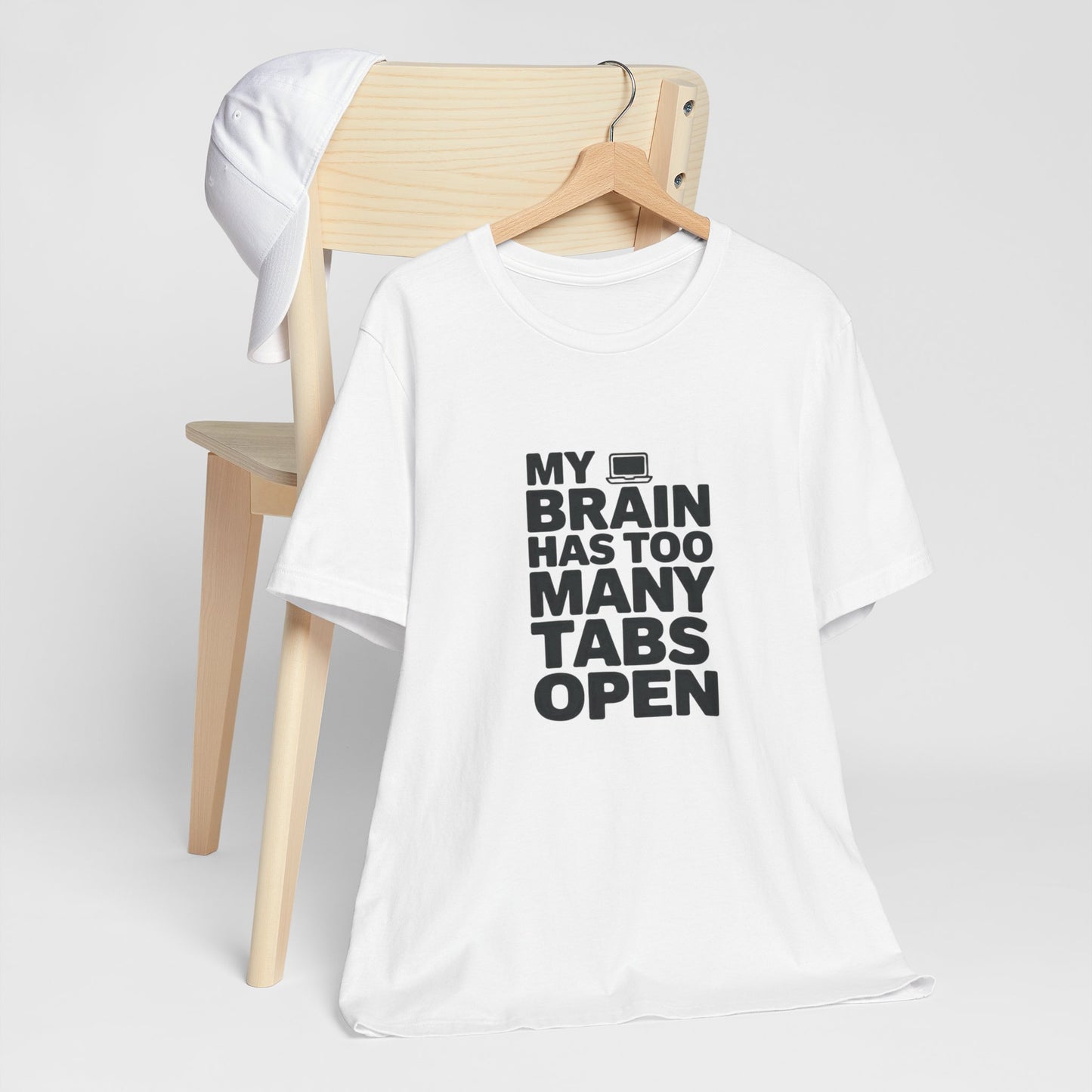 T-Shirt MY BRAIN HAS TOO MANY TABS OPEN – Funny ADHD T Shirt for Adults