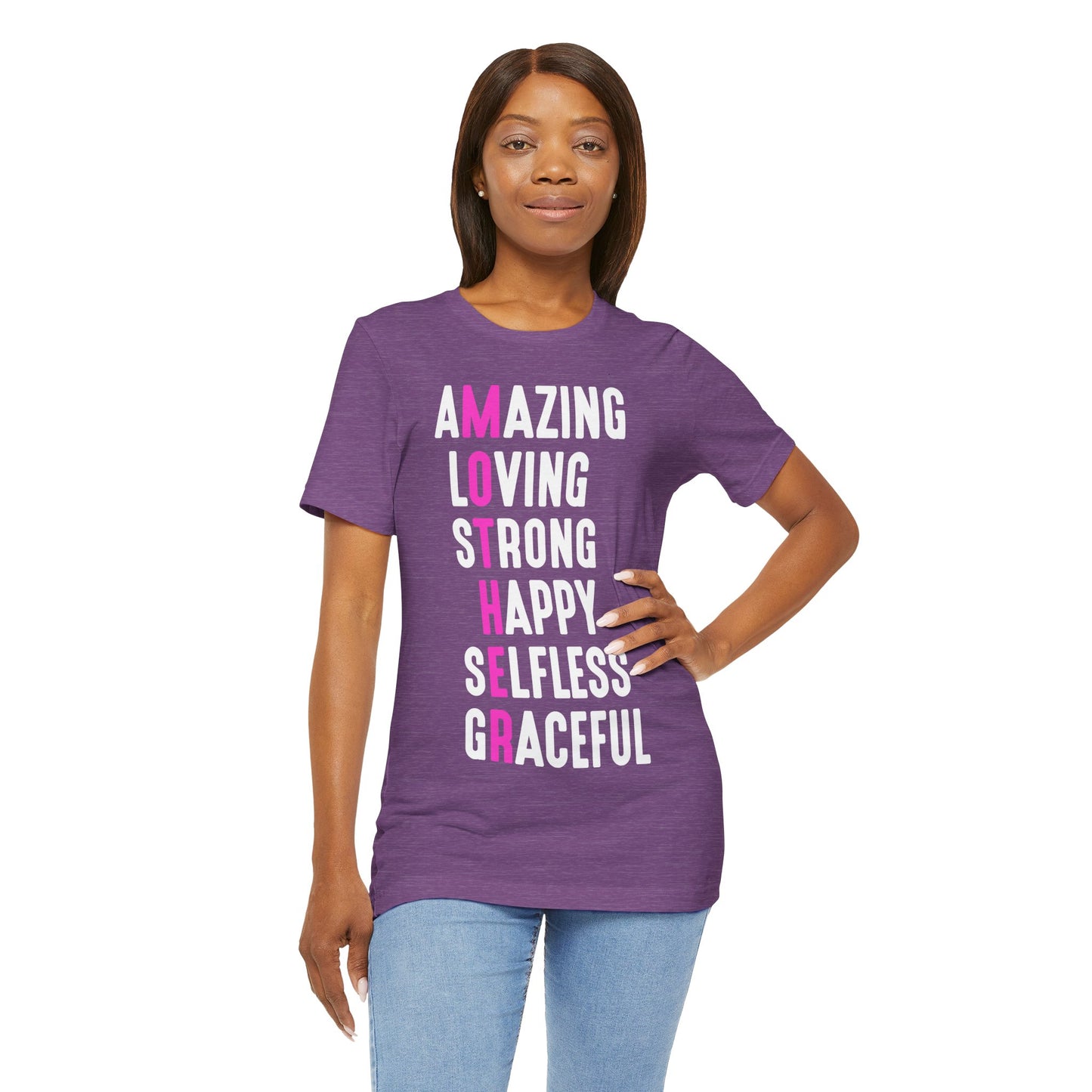 Empowering Mom Shirt – Amazing, Strong, Graceful & Loving
