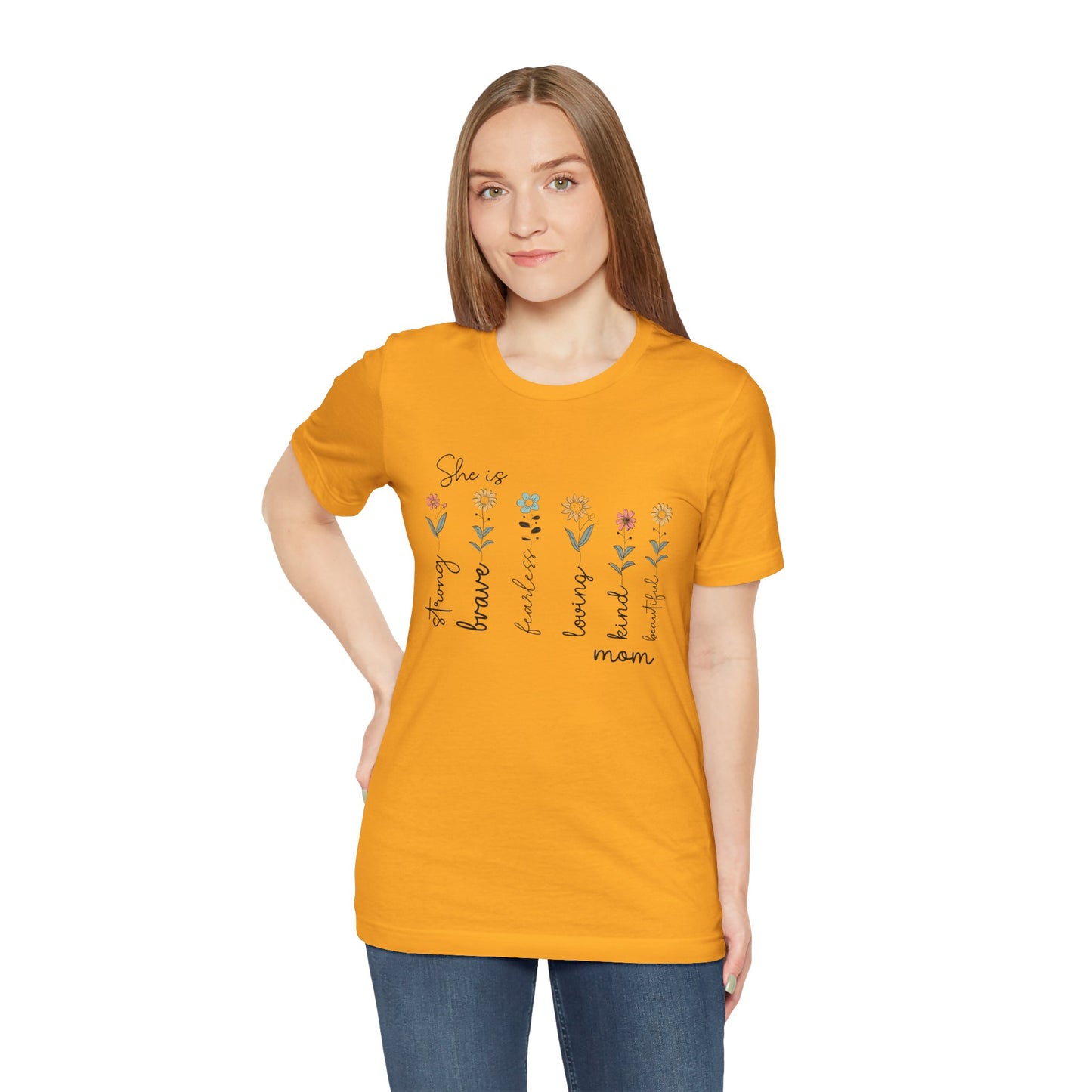 She is Strong, Brave, Kind – Empowering Mother’s Day Shirt