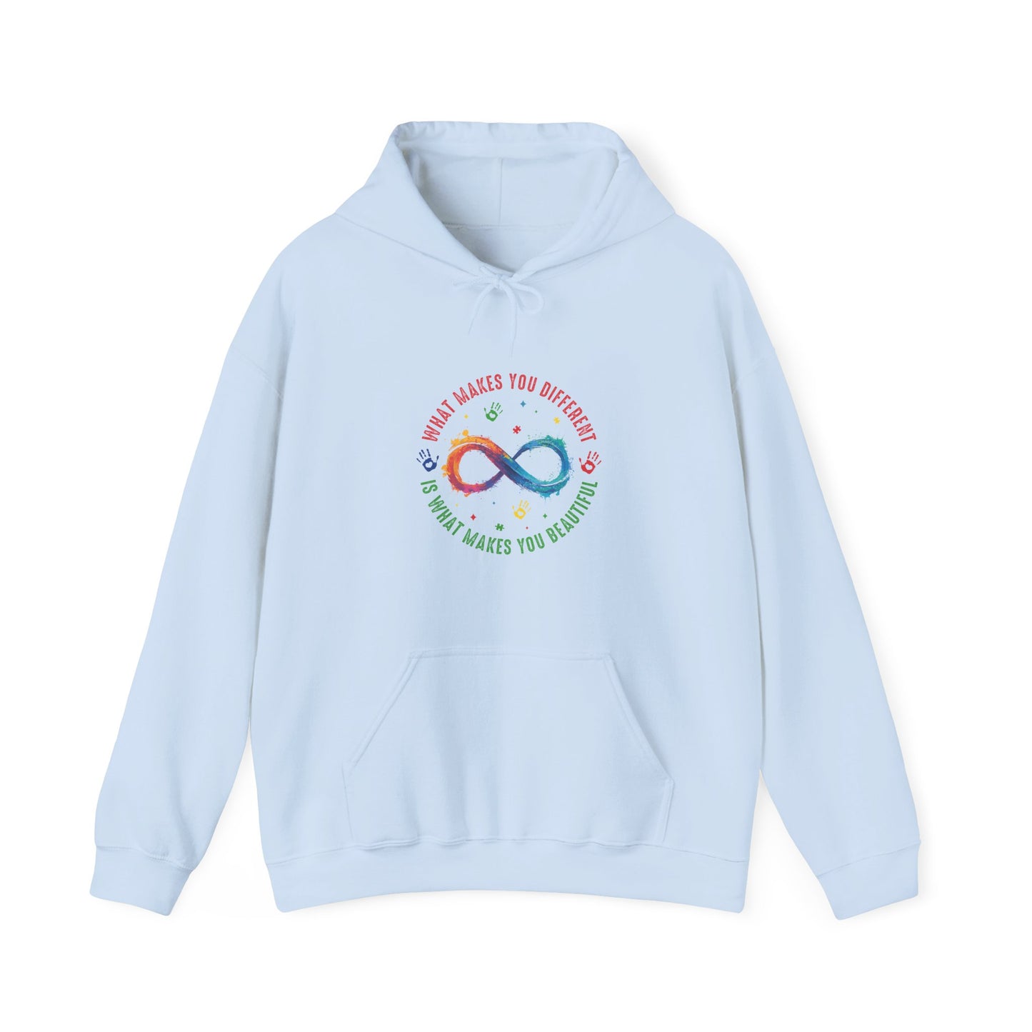 WHAT MAKES YOU DIFFERENT Hoodie – Colorful Neurodiversity Sweatshirt