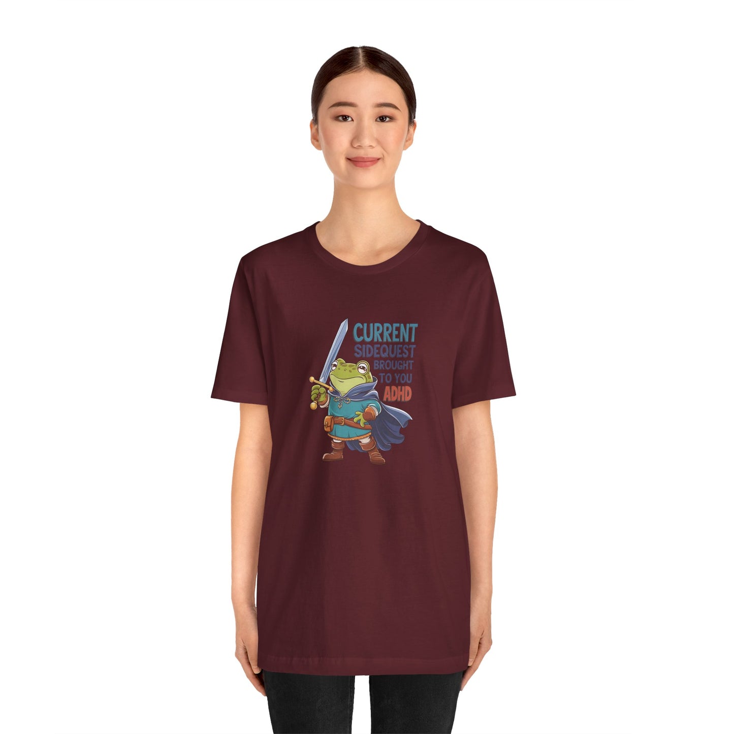 T-Shirt CURRENT SIDEQUEST BROUGHT TO YOU BY ADHD - ADHD T Shirt Funny
