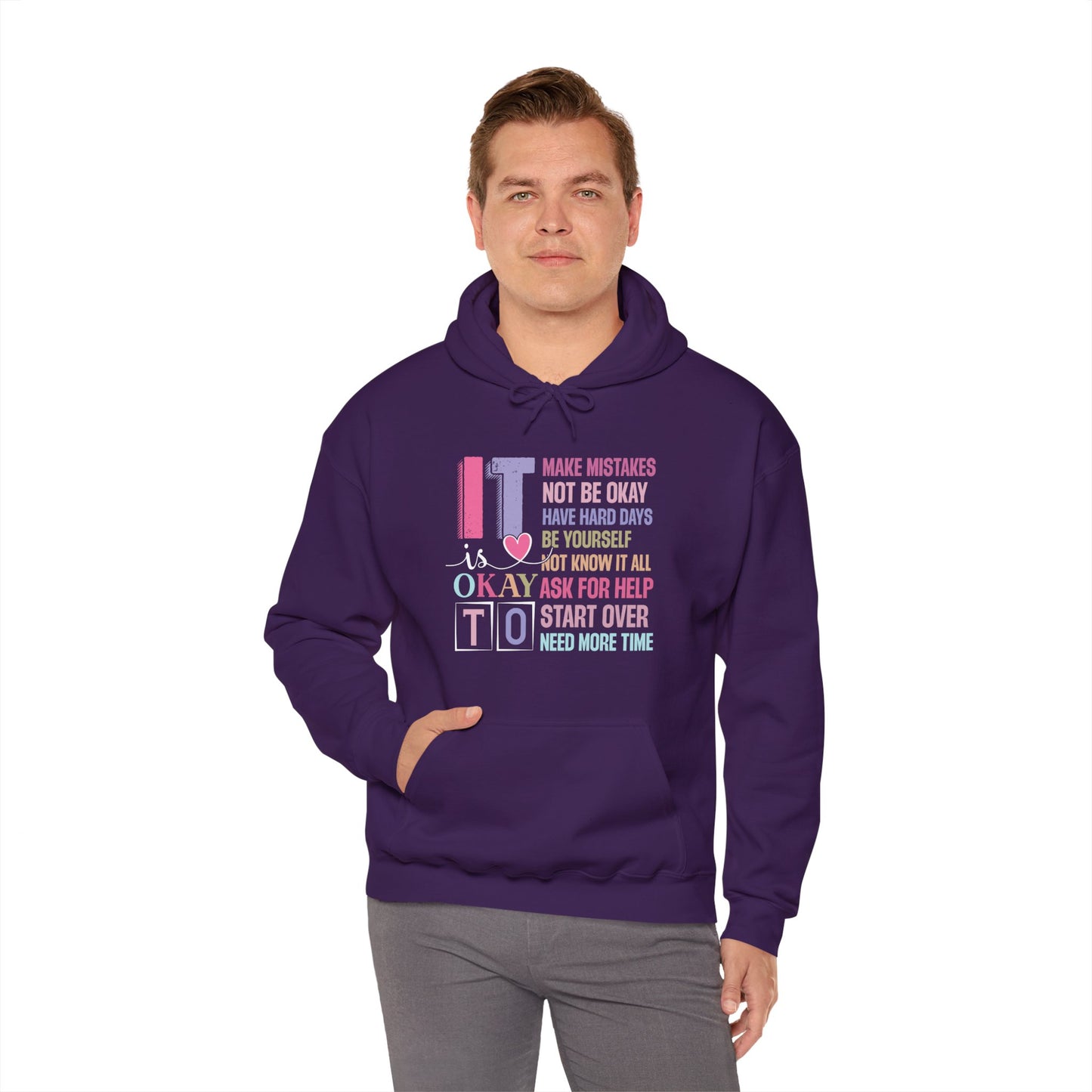 Hoodie It’s Okay to Make Mistakes – Suicide Prevention Hoodie