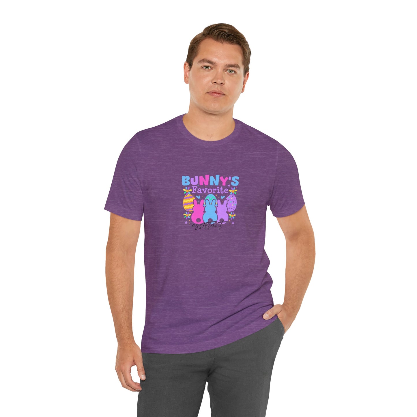 Women Easter Shirt – Bunny's Favorite Assistant Funny Bunny Tee