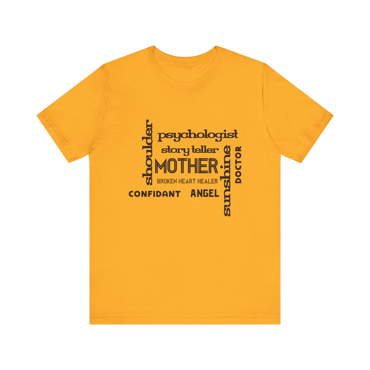 Gold Inspirational Mother’s Day Shirt – Deep Words of Gratitude