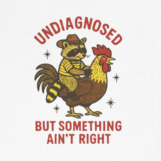 T-Shirt UNDIAGNOSED BUT Something Ain’t Right Cowboy Autism T Shirt