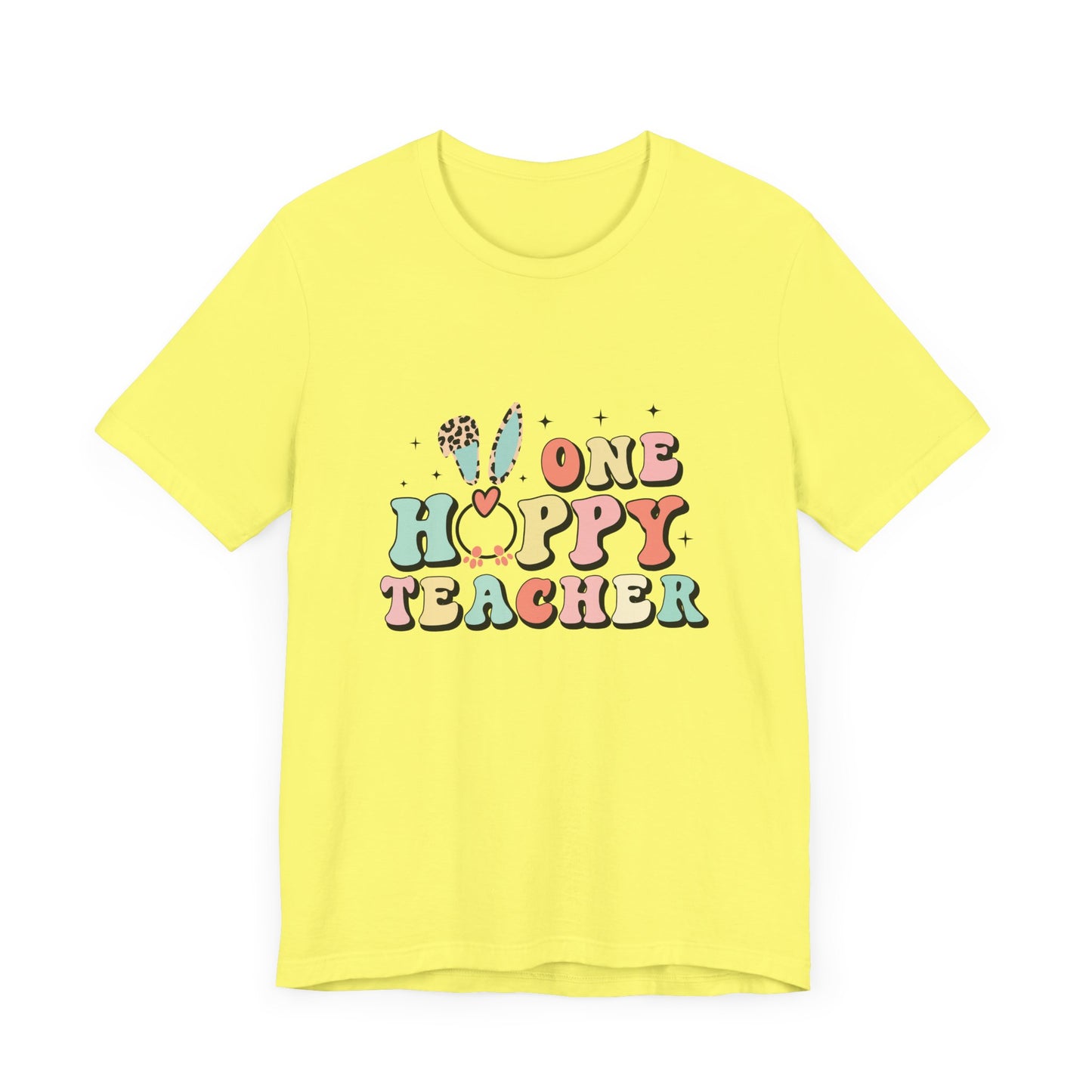 T-Shirt Teacher Easter Shirt – One Hoppy Teacher Bunny Tee