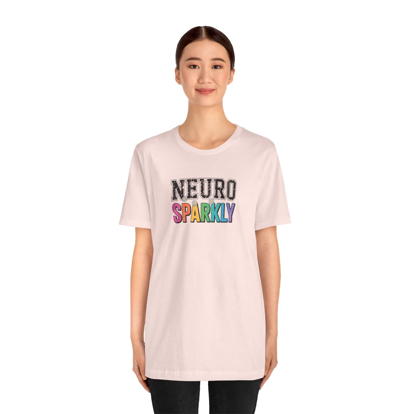T-Shirt NEURO SPARKLY – Colorful ADHD T Shirt for Women & Young Adults