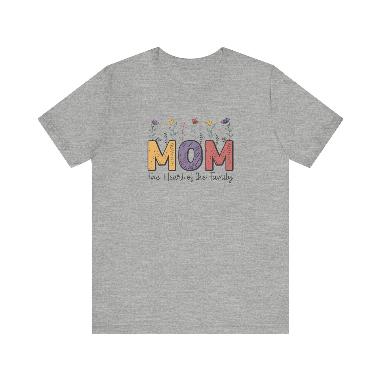T-Shirt Motivational Shirts – Mom: The Heart of the Family Tee
